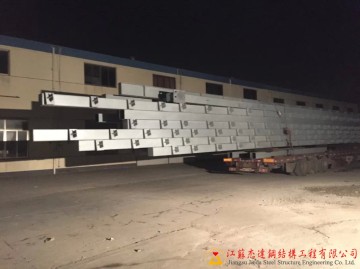 鹽城新灘工業中心桁架加工_工業園區鋼結構